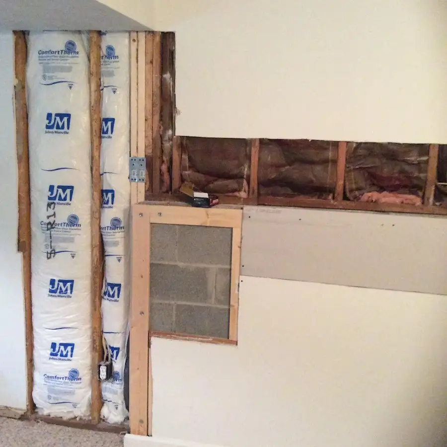 Wall insulation replacement during Structural Drying in Virginia